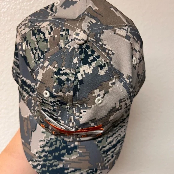 Sitka Camo Baseball Cap - Gray and Brown - Picture 2 of 3